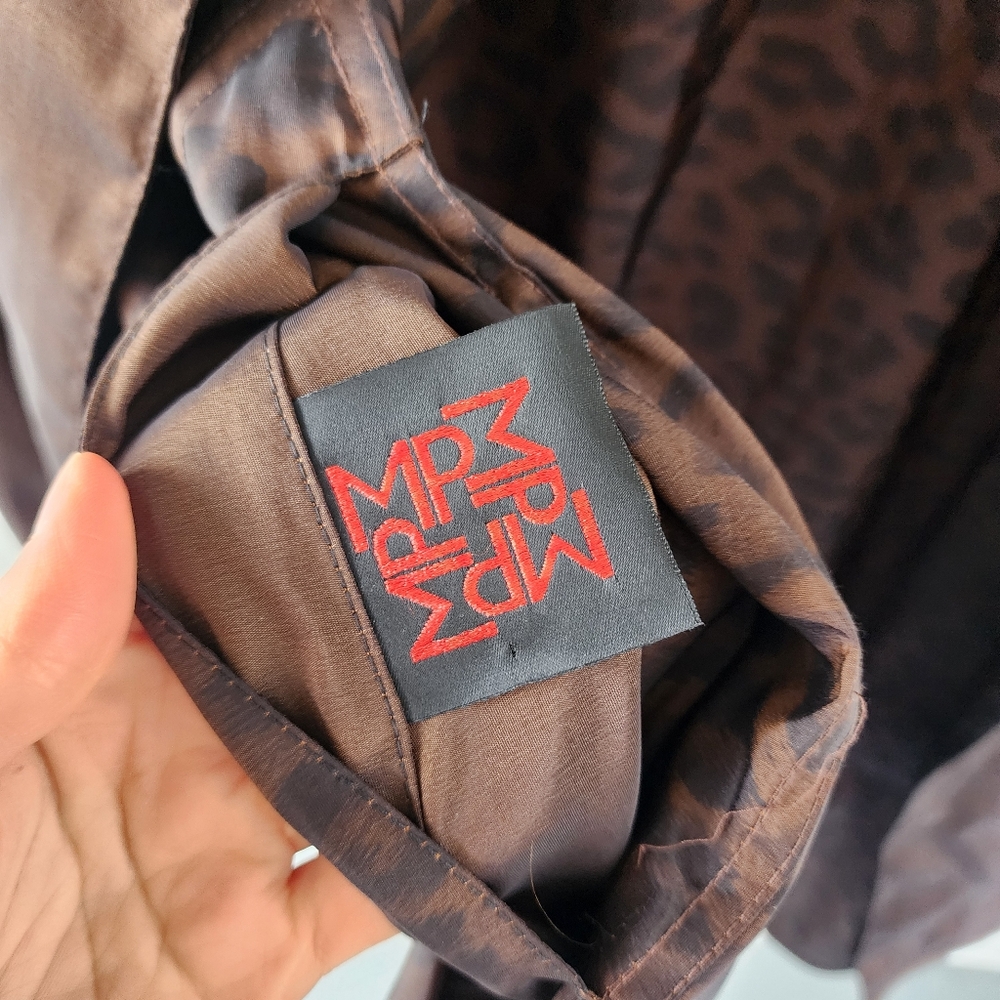 Mycra Pac Donatella Leopard Print Hooded Rain Coat - Picture 10 of 15